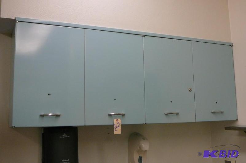 TIN WALL CUPBOARD 4 DOORS 24&quotH...