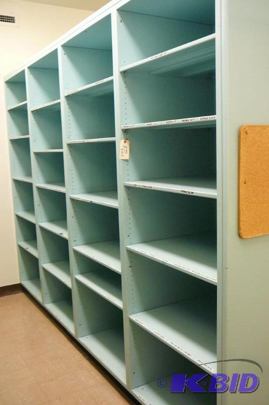 STEEL RACKING WITH SHELVES 10L X 2...