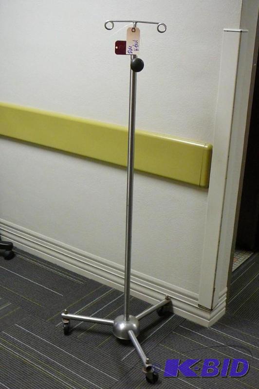 IV BAG STAND ON CASTERS Sold &quot...