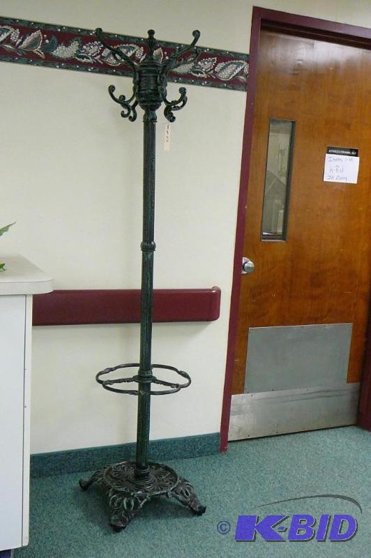 HEAVY DUTY CAST IRON COAT RACK 76&q...