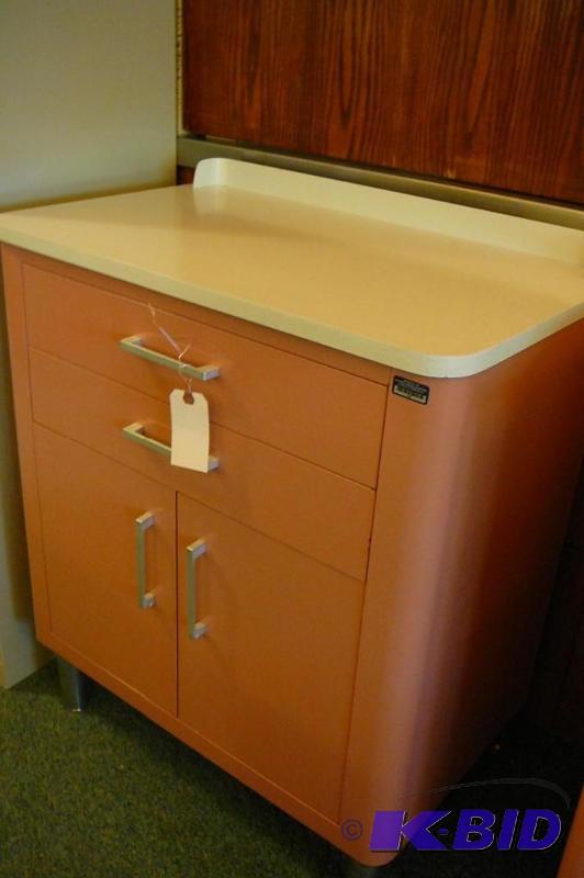 METAL STORAGE CABINET 2 DRAWER WITH...