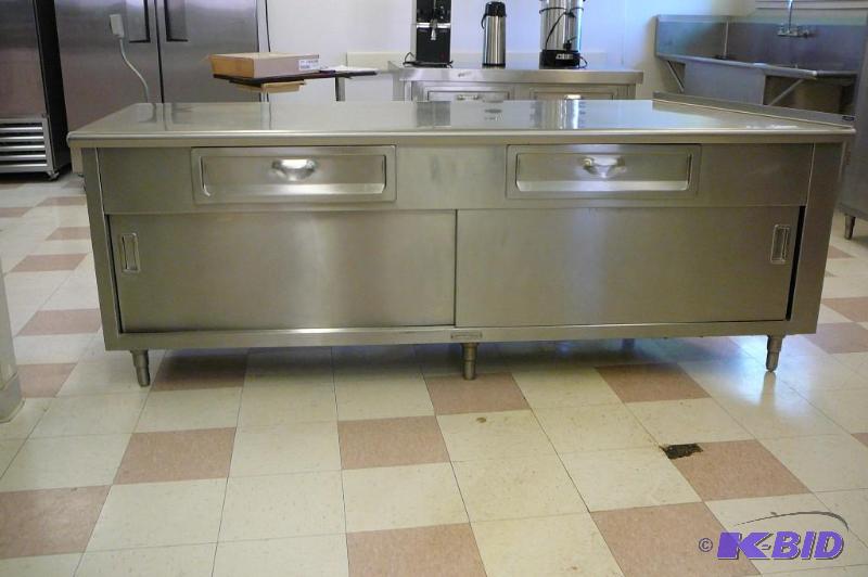 STAINLESS STEEL PREP TABLE 2 drawer...