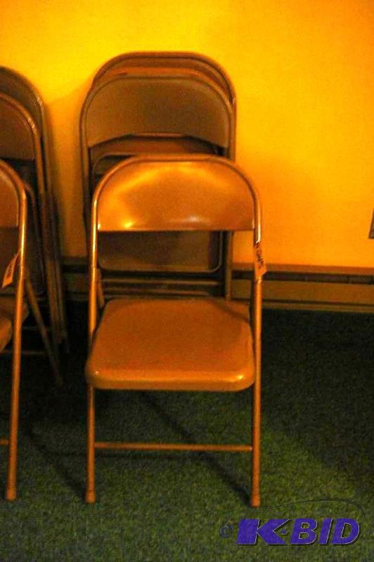 4 Steel folding chairs Sold &quota...