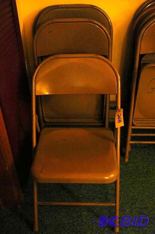 4 Steel folding chairs Sold &quota...