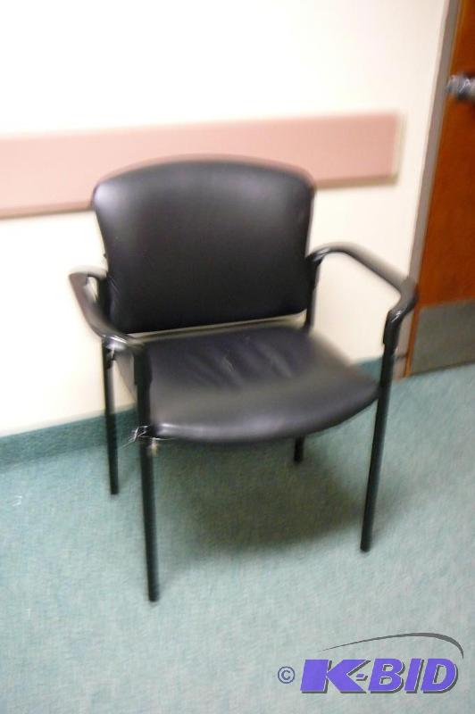 Black waiting room chair Sold &quot...