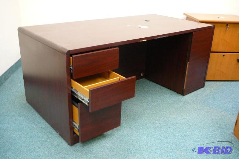 Bankers desk 6 x 3 Hon 5 drawer S...