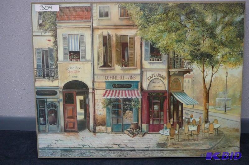 Street corner painting 32&quot x 2...