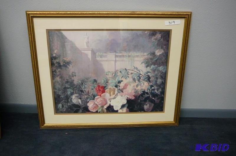 Flowers 37&quot x 31&quot Sold &q...