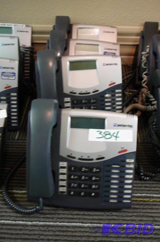 4 Inter-Tel phones model #8520 PN ...