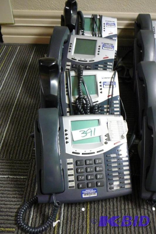 4 Inter-Tel phones model #8560 PN ...