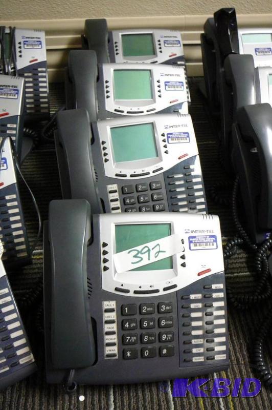 4 Inter-Tel phones model #8560 PN ...