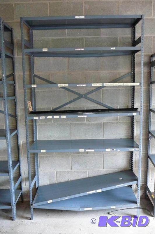 Steel rack 18x48x85 7 shelves 1dent...