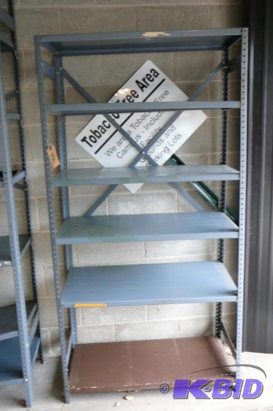 Steel rack 18x36x72 5 shelves  Can ...