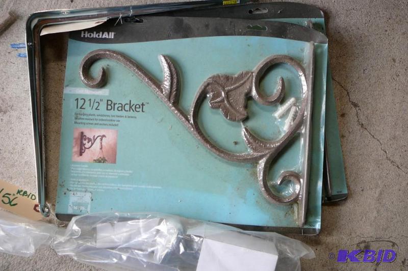 2 -12 12 Brackets, towel bar, shel...