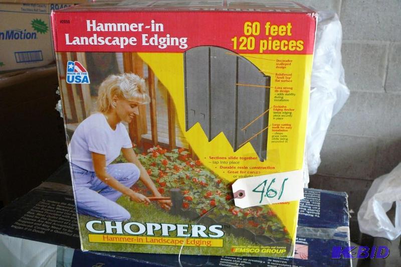 Hammer in landscape edging  Can onl...