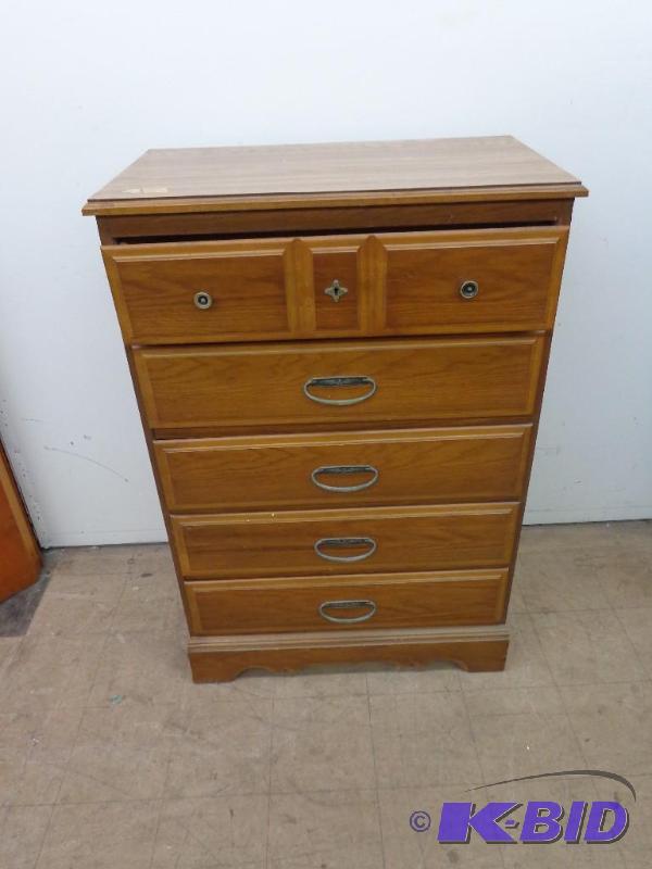 lot 12 image: 6 Drawer Dresser Wood Construction&...