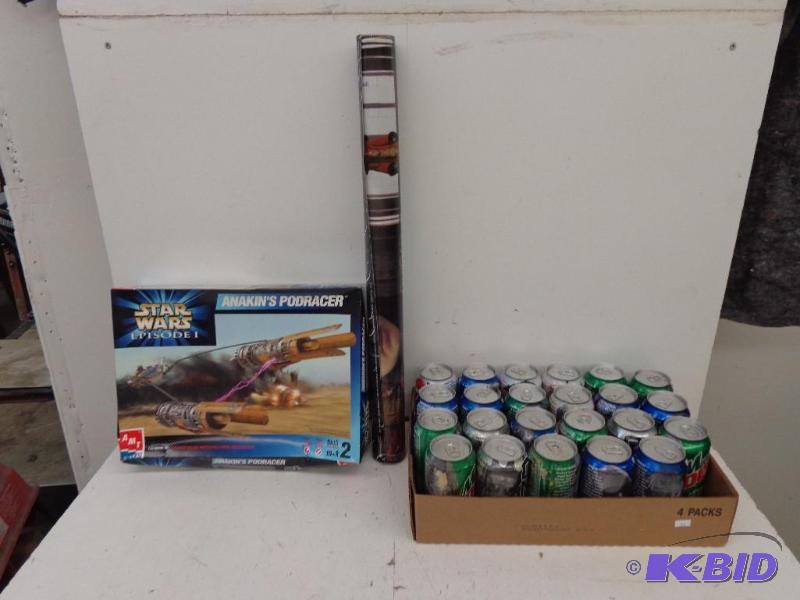 lot 43 image: Star Wars Episode 1 Collectors Cans...
