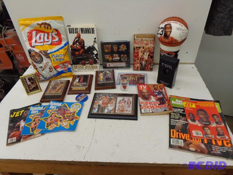 lot 59 image: Michael Jordan Basketball Collectio...