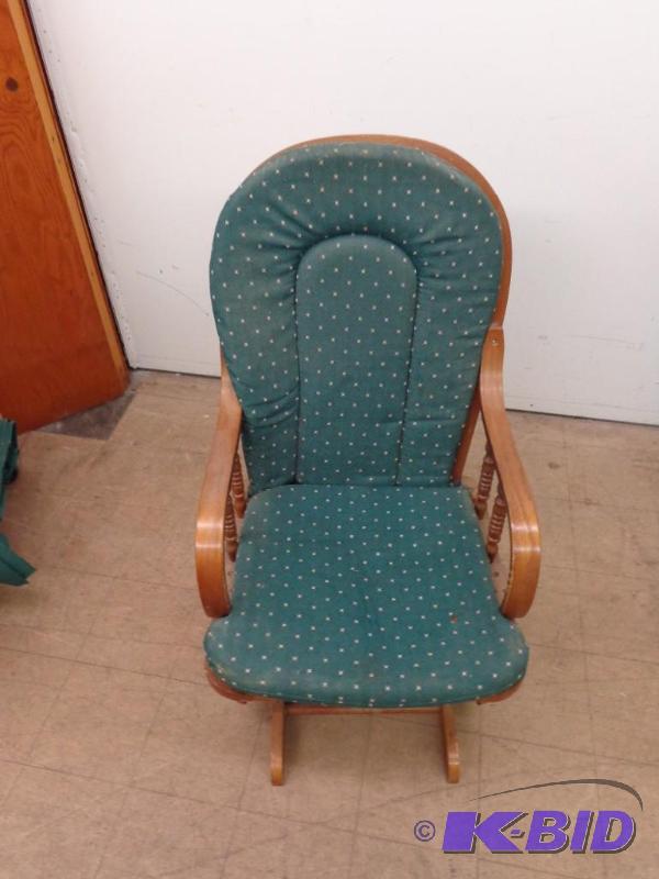 lot 67 image: Glider Chair Cushion is in Fair Con...