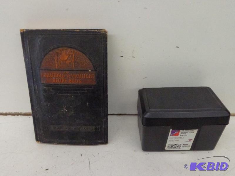 lot 75 image: Recipe Book and Card Holder The Hou...