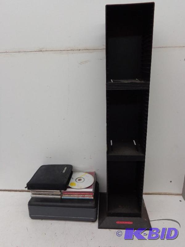 lot 77 image: Cd Stand, Car Case, Book Case, and ...