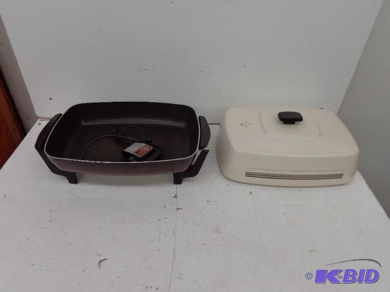 lot 86 image: Electric Frying Pan West Bend ...