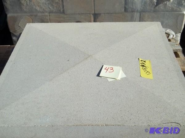 1 PC OF ANCHOR GRAY PEAKED COLUMN C...