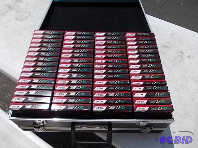 Hard Case With 120 New Blank Casset...