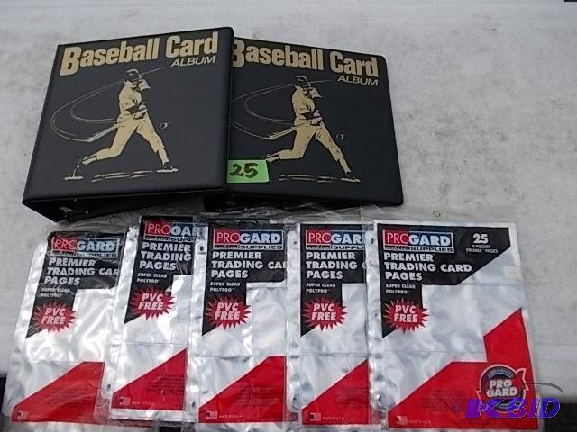 2-Large Sports Card Albums &amp 5 ...
