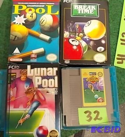 4-Nintendo Pool Games...