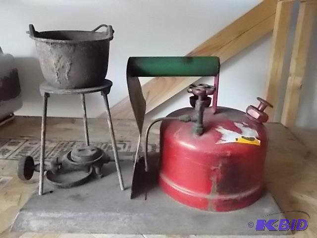 Lead Melting Torch Set Up With Cast...