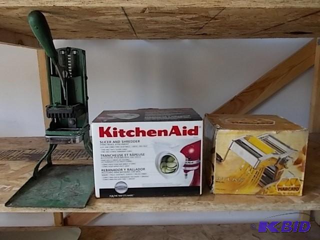 Kitchen Aid Slicer Shredder, Pasta ...
