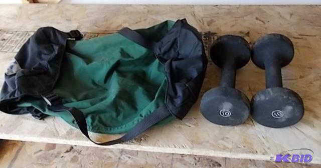 Compression Bag, Pair 10 Lb. Dumbbe...