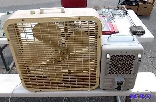 Titan Milk House Heater, Box Fan...