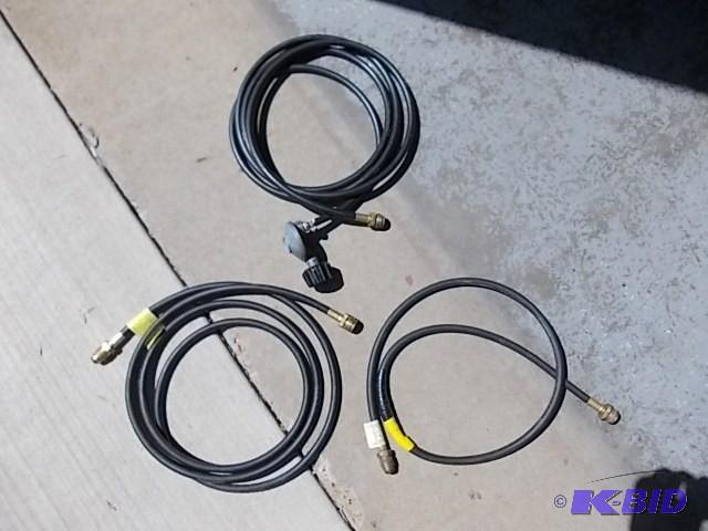 3-Propane Hoses With Connectors...