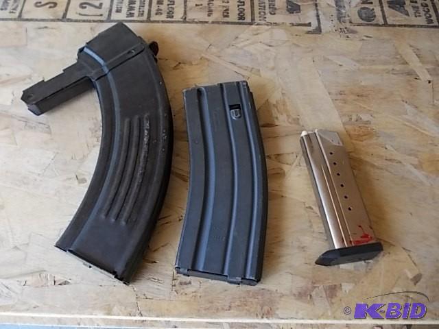 3 Gun Magazines (9mm, 2-Rifle)...