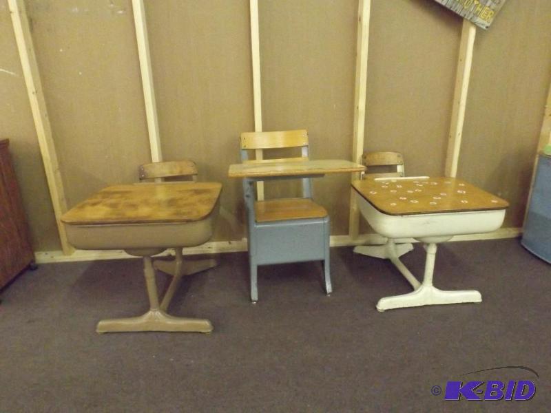 This lot includes 3 vintage school ...