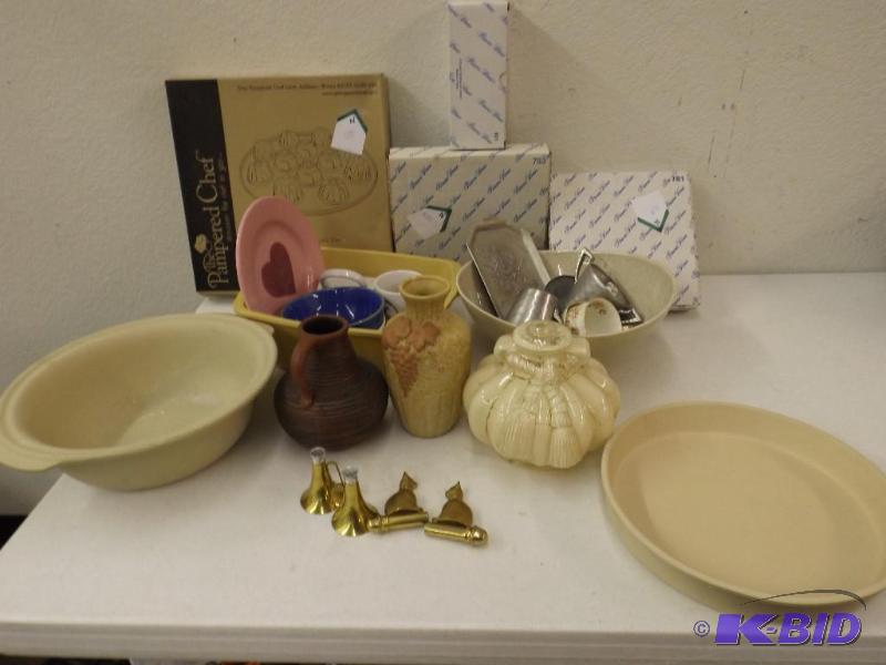 Pampered Chef dish,princess house c...