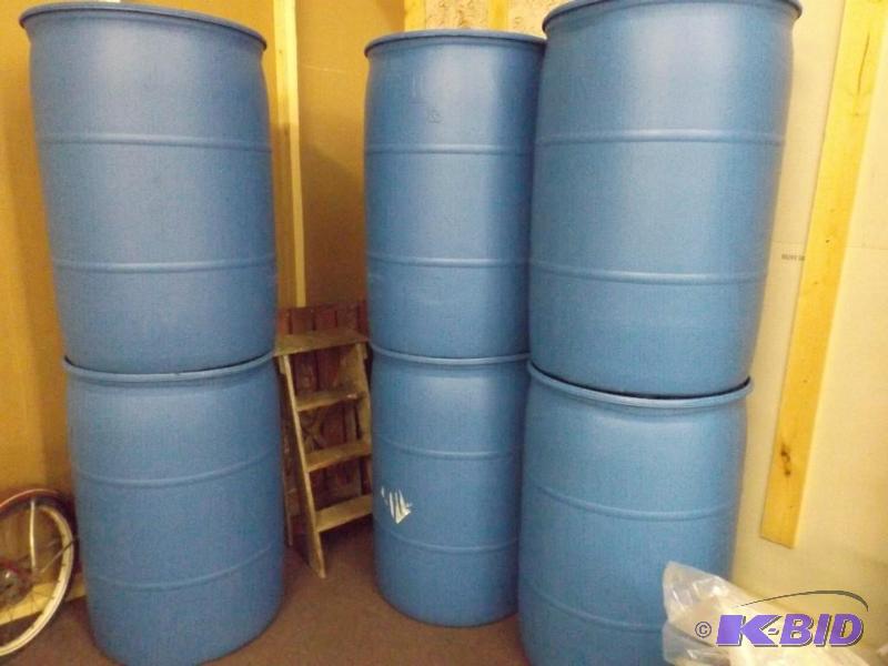 Six 50 gal drums in great condition...