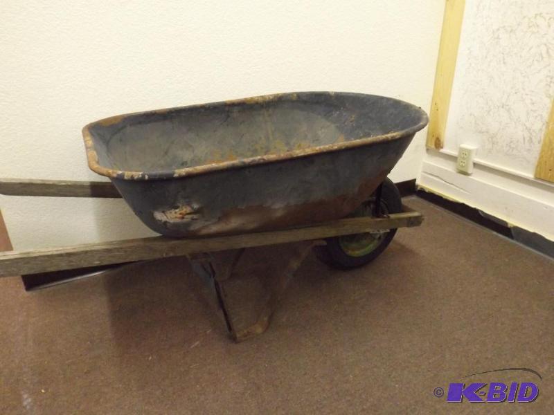 Wheel barrel.&nbsp Has some rust b...