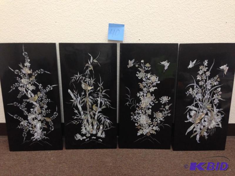 Very pretty 4 piece set wall decor,...