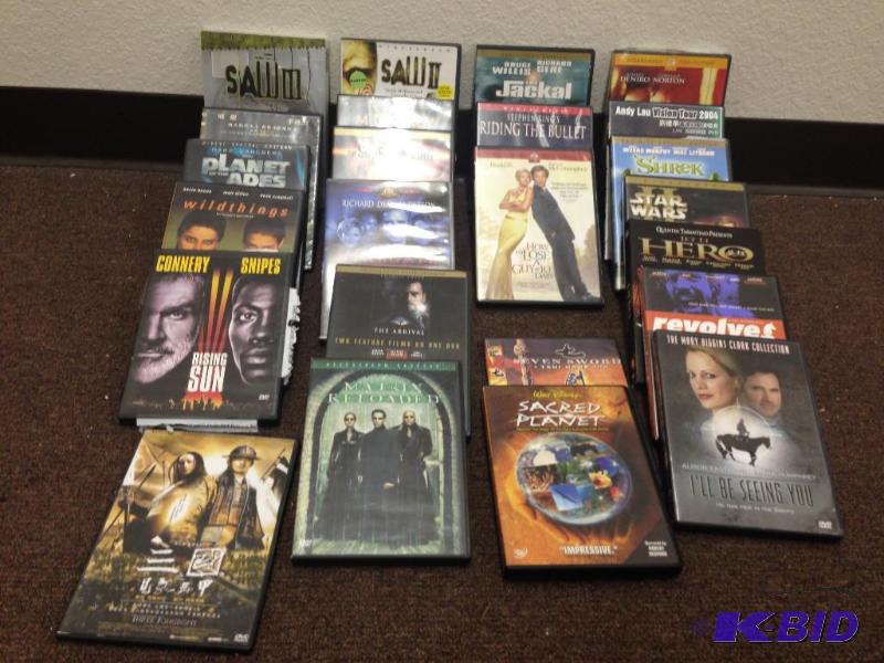 25 DVDs, see pictures for specific...