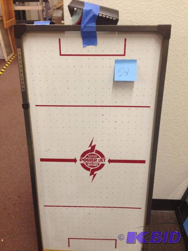 Power Jet Hockey table with two puc...