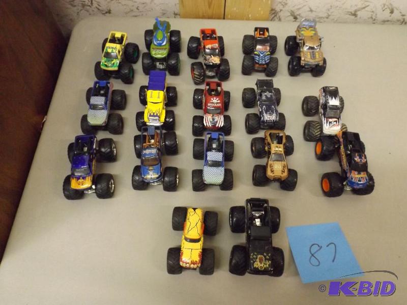 17 monster trucks...