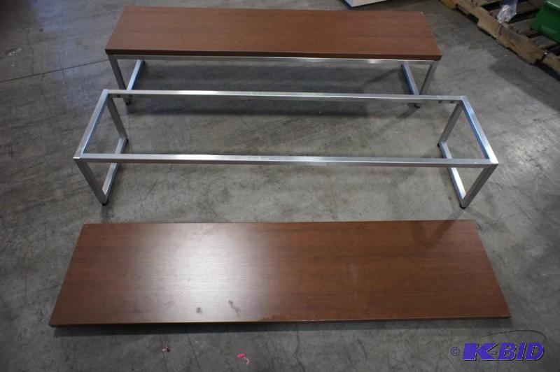 2 Bench retail Displays  60&quot ...