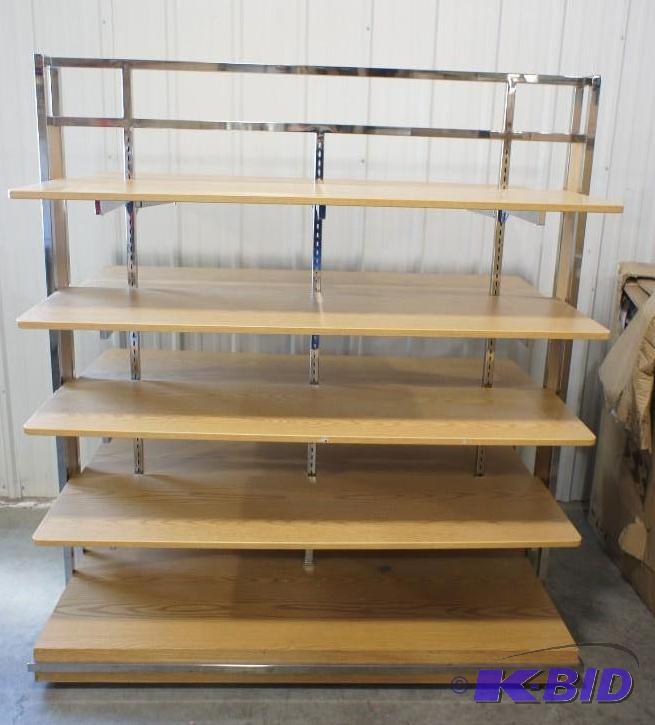 8 shelf adjustable retail display r...