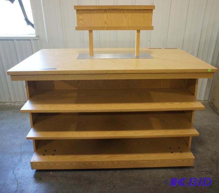 Two sided retail jean display rack....