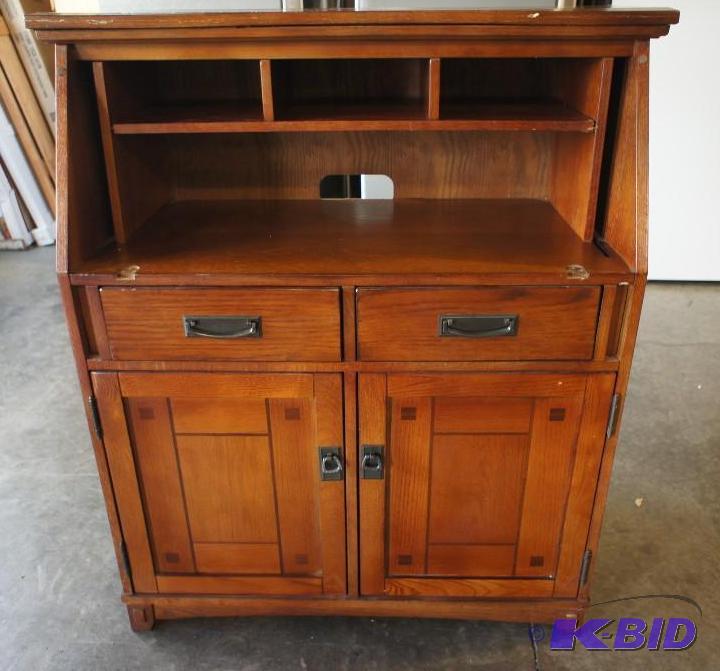 Secretarys Desk. Solid wood, 2 dra...