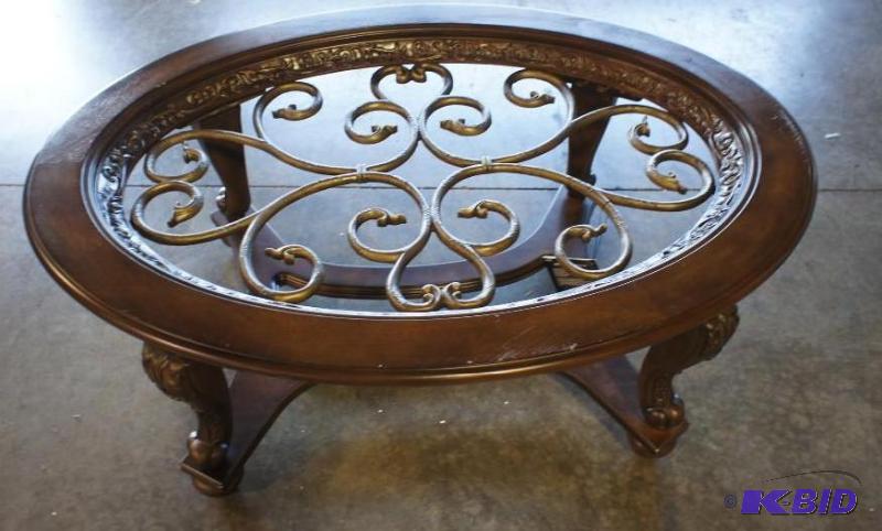 Ashley Furniture Oval Coffee Table....