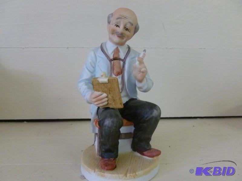 lot 108 image: Beautiful porcelain doctor figurine...